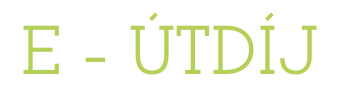 E - útdíj
